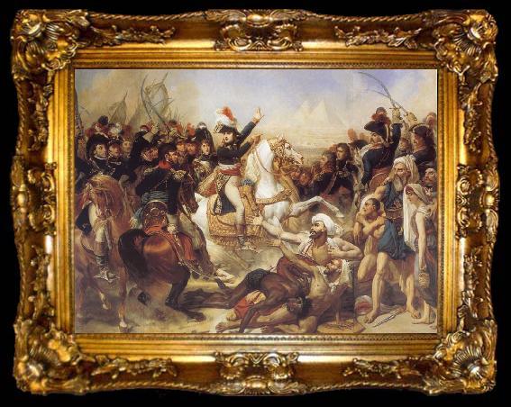 framed  Baron Antoine-Jean Gros Battle of the Pyramids, ta009-2
